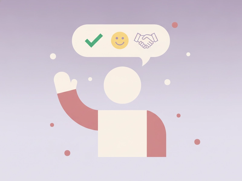 Speech bubbles showing several conversational uses of no worries