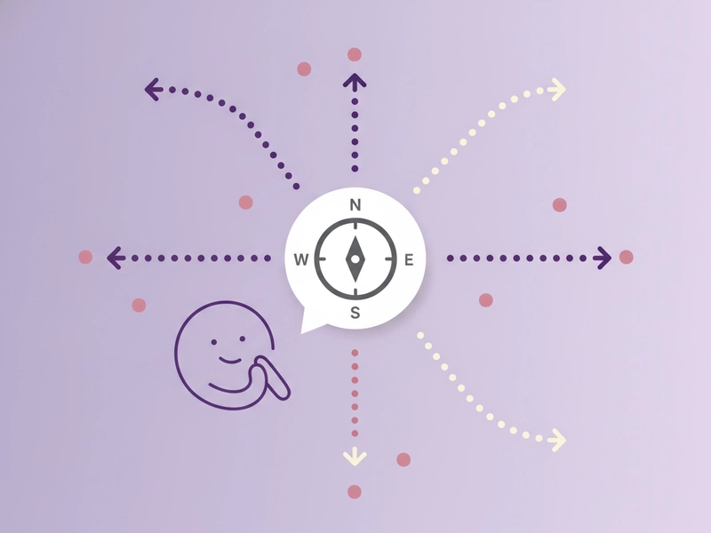 Speech bubbles moving across groups while meanings and currency change