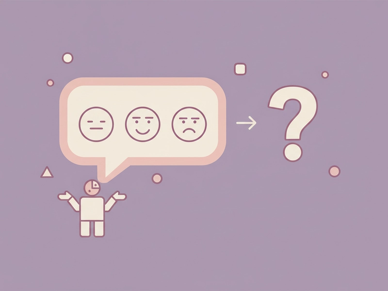 Emoji bridge with several diverging interpretations on the other side