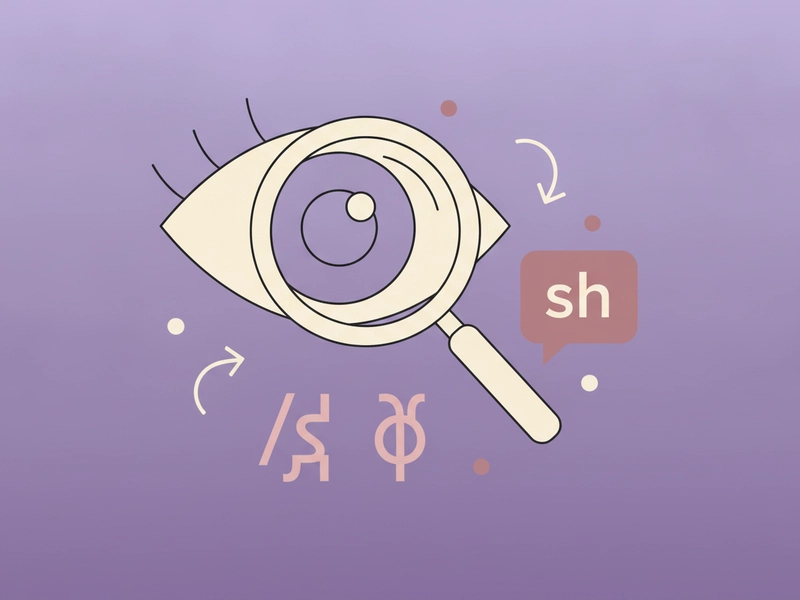 Comparison of similar-looking IPA symbols and English letters