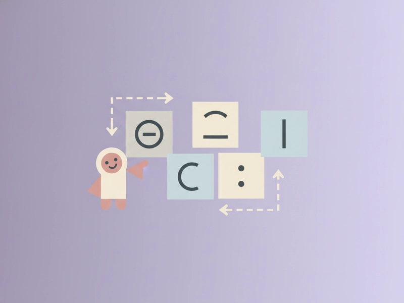 Hangul letters arranged into geometric syllable blocks