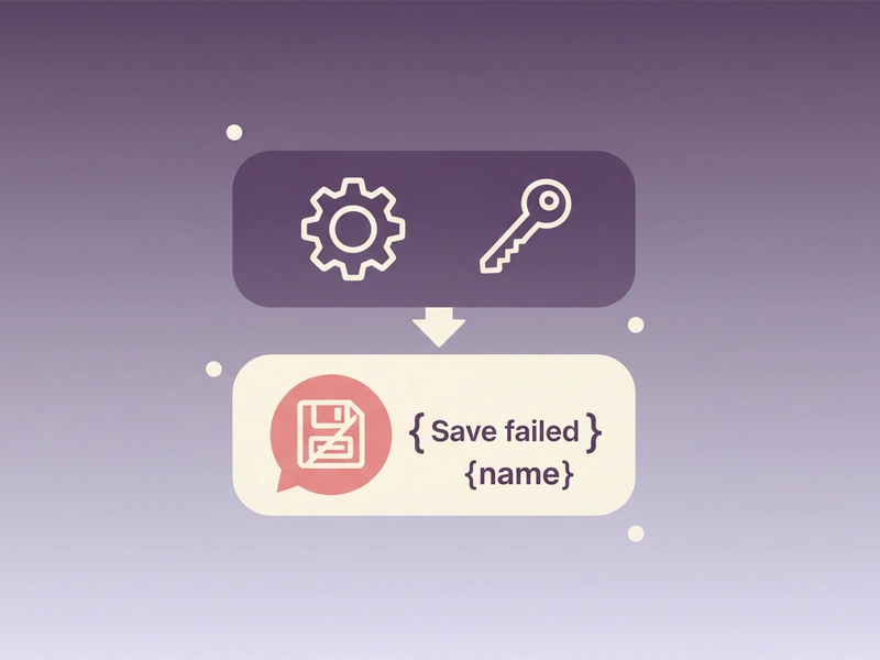 Translating config messages