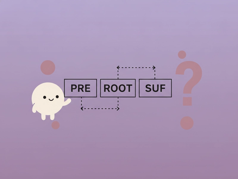 Medical word parts leading to a question for a healthcare professional