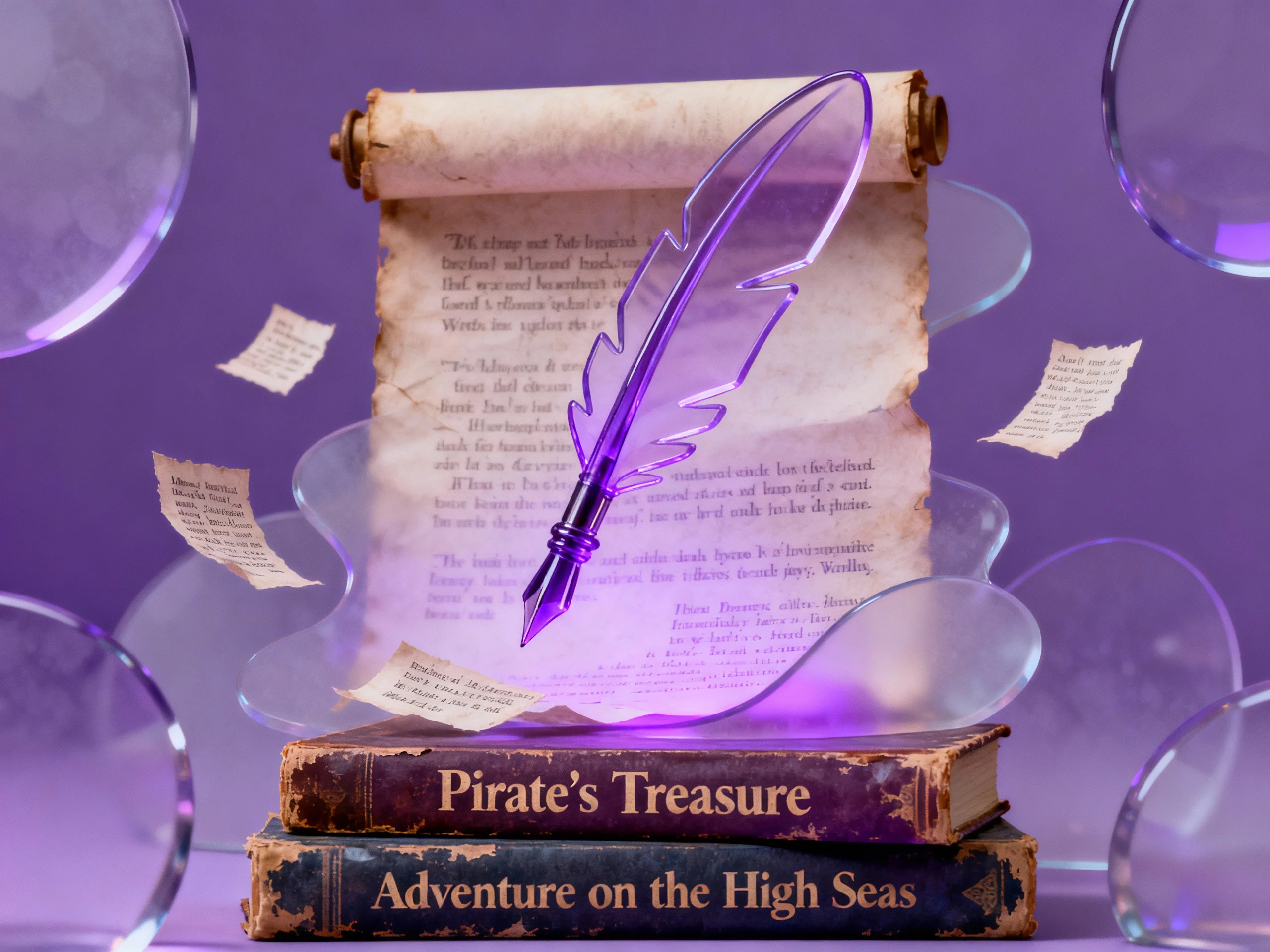 Creative pirate writing