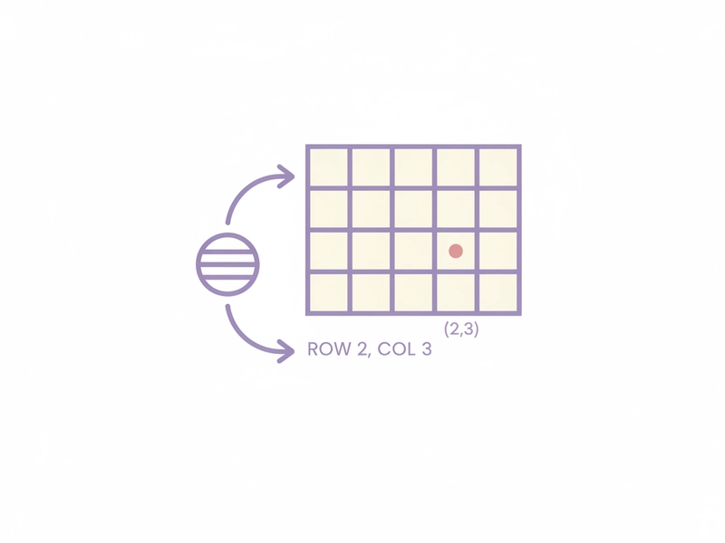 Fixed coordinate mapping
