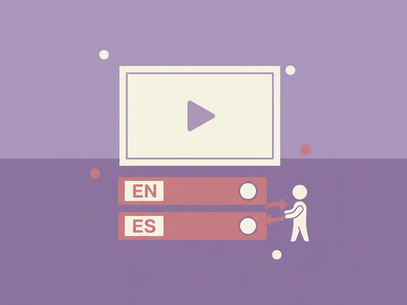 Prepare bilingual interview captions