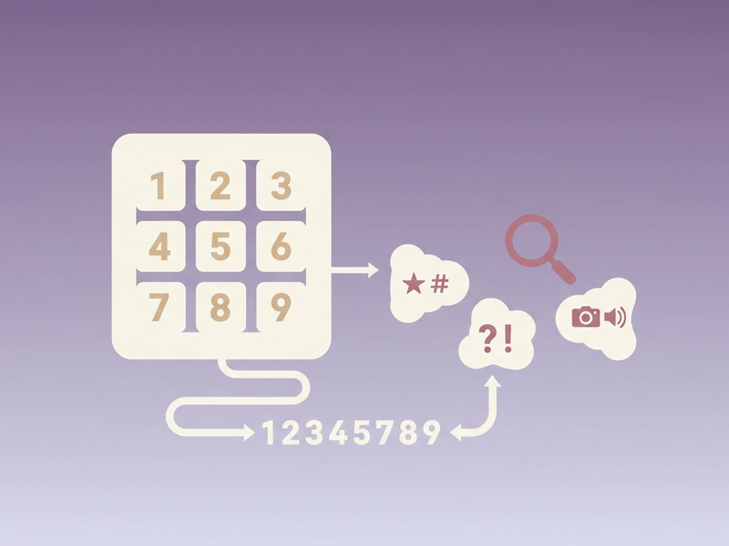 Decode T9 number clues