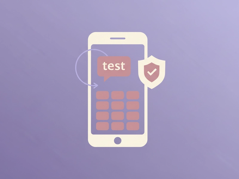 Check a T9 code before sharing