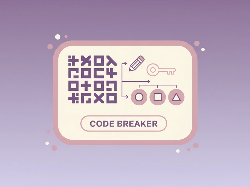 Writing fictional coded notes