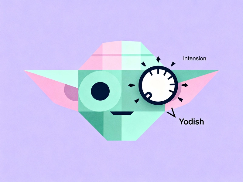 Adjustable Yodish Intensity